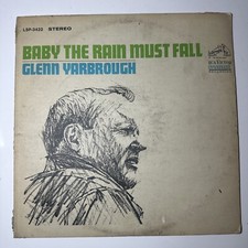 Glenn Yarbrough Baby The Rain Must Fall (Vinyl, 1965) RCA Victor LPM 3422