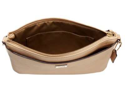 Coach 49992 Madison Leather East West Swingpack In Tan New With