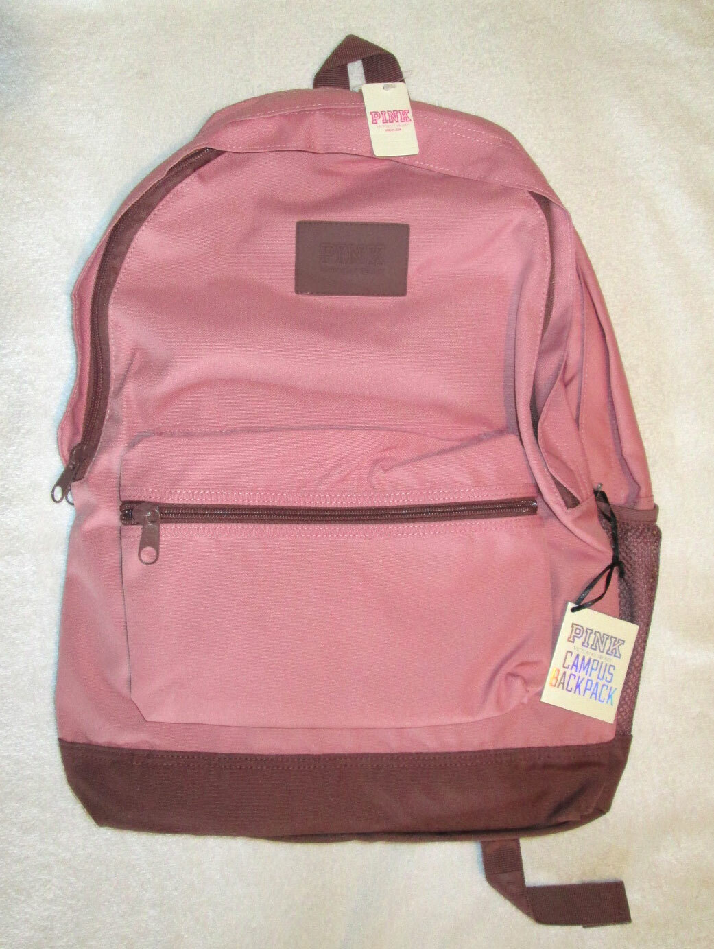 smokey rose pink backpack