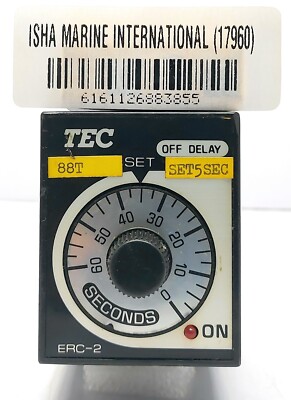 Tokyo Electric Co. Ltd. ERC-2 SET5SEC OFF-Relais Zeitverzögerungsrelais