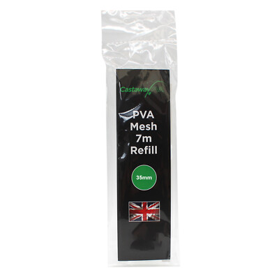 Castaway Fishing PVA Mesh 7m Refill for Fast Melt Dissolving Bait Stringer Carp