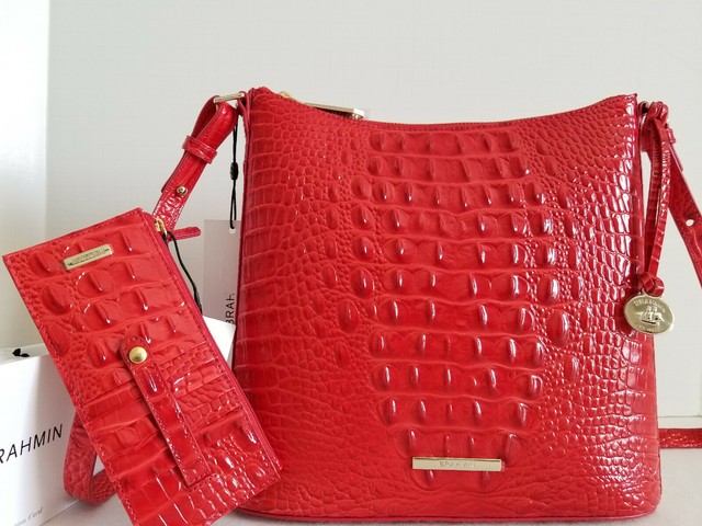 red brahmin crossbody