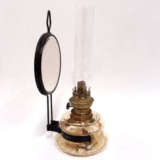 Öllampe 32 cm Reform Brenner Wand Petroleumlampe True Vintage Glas Zylinder