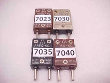 FT-243 HOLDERS MODIFIED WITH QRP CRYSTALS FOR 40 METER CW (4 PACK) 