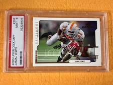 C3-84 FOOTBALL CARD - JAMAL LEWIS RAVENS ROOKIE - 2000 UPPER DECK - GRADE 9. rookie card picture