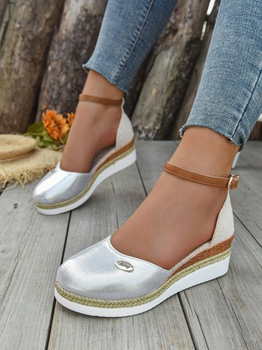 Women's Braided Wedge Espadrille Shoes - Picture 110 of 123