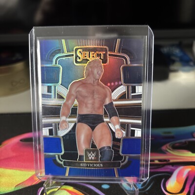 2024 Panini Select WWE - Concourse Black & Blue Prizm #35 Sid Vicious /399