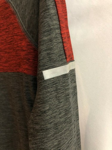 MTA Sport Active Long-sleeve Shirt Boys Sz XS 5 Maroon & Gray Brand New Fast Dri - Picture 6 of 11