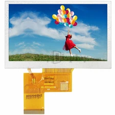 4.3" inch 800x480 IPS TFT LCD Module All Viewing Optional TouchScreen Display
