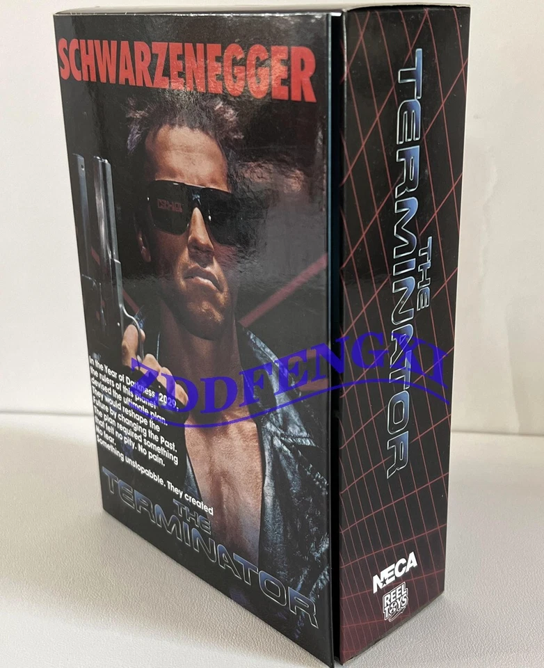 NECA Terminator Ultimate T-800 Tech Noir Schwarzenegger 7'' Action Figure Model - Image 3 of 4