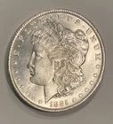 1885 o morgan silver dollar bu