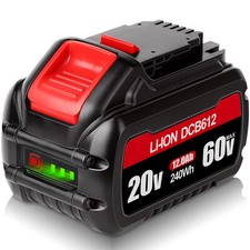 9Ah 9.6Ah 12Ah For Dewalt FLEXVOLT 20V/60V MAX Lithium-ion Battery DCB609 DCB612