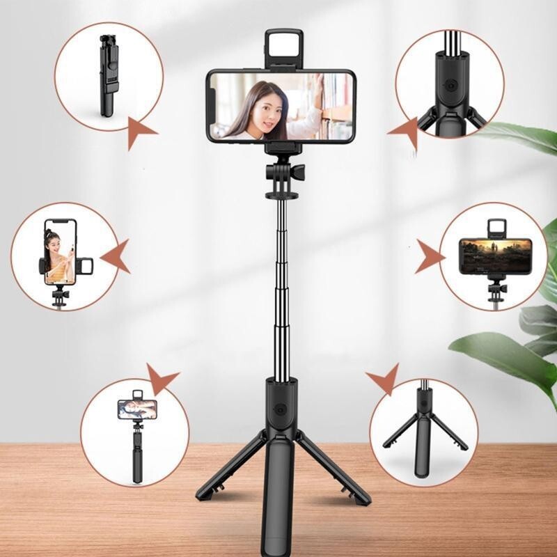 Selfie Stick Bluetooth 360°Monopod Phone Holder Tripod For iPhone