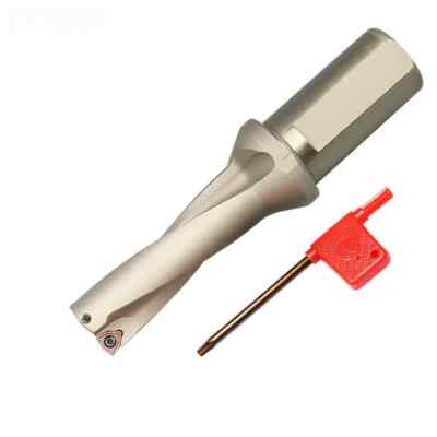 1P U Drill C25-3D17.5 WC CNC Lathe Indexable Drill Bit For WCMX030208 Inserts