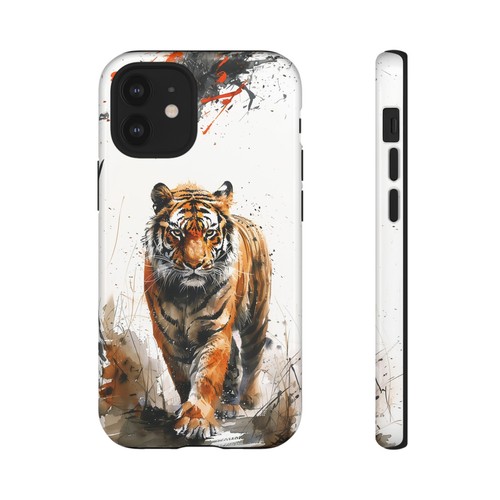 Bengal Tiger Cat on White Phone Case for iPhone, Samsung Galaxy, Pixel - 第 114/239 張圖片