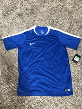 Youth Unisex Girl's and Boy's Nike Dri-Fit Soccer Jersey Shirt NEW Blue