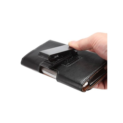 for Sharp SH-02G, Disney Mobile SH-02G Executive Holster Leather Case Belt Cl... - Picture 6 of 9