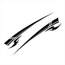 Decals Car Truck Accessories Body Side Sports Stripe Stickers Decoration Black Decals Car Truck Accessories Body Side Sports Stripe Stickers Decoration Black