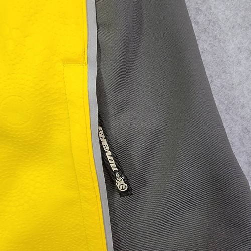 NOVARA jacket Womens large L Full Zip Hood Back Pockets Cycling yellow - Picture 11 of 12