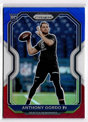 2020 Panini Prizm Anthony Gordon #391 Red White Blue RC Seattle