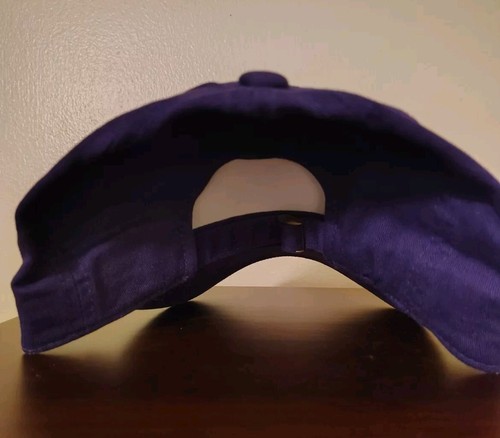 LSU Tigers Purple Hat Adjustable One Size Gold Stitching New Russell - Picture 3 of 6