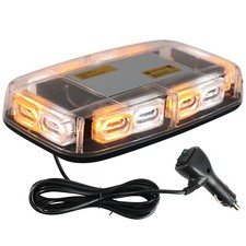 72 LED Magnetic Amber Strobe Beacon Light Emergency Hazard Flashing Bar Car Van.