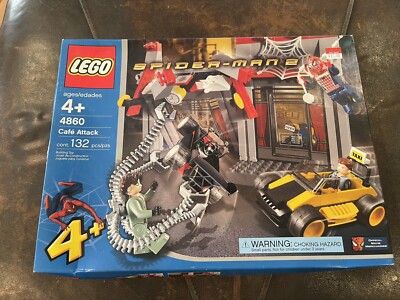 2004 NEW & SEALED Spider-Man 2 Cafe Attack Lego Set 673419046237| eBay