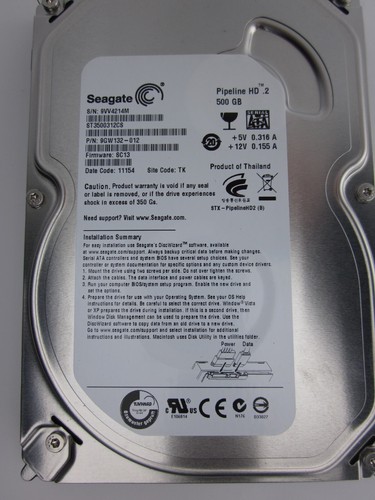 Seagate 500GB Santa interne Desktop PC 3,5" HDD Festplatte silber - Bild 2 von 6