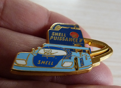 Pin's Porsche Shell - Voiture Proto - 24 Heures Du Mans - Arthus Bertrand (RARE - France)