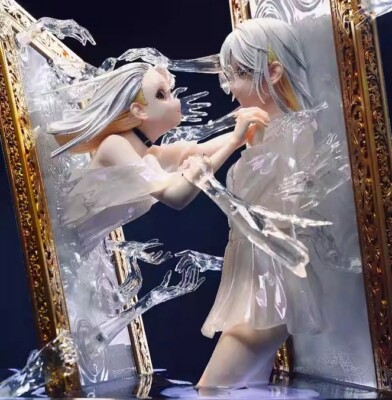 ChiYu Studio White Hair Girl Resin Model Pre-order Frame A/B Collection