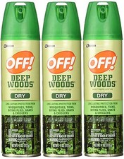 Off Deep Woods Dry Insect Repellent VIII 4 oz 3 Pack OFF Mosquito Repel