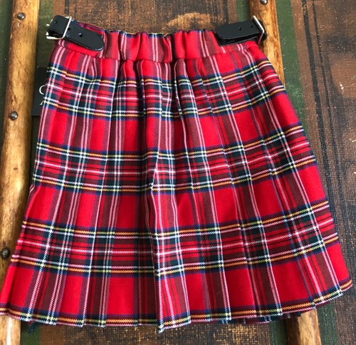 NWT NEW GLEN APPIN SCOTTISH HIGHLAND UK KILT CHILD RED TARTAN PLAID SKIRT AGE 3 - Picture 7 of 9