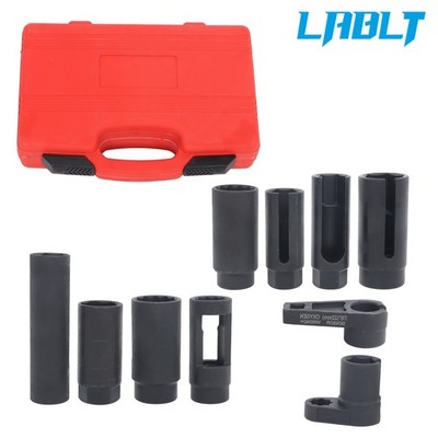 Professional O2 Oxygen Sensor Socket Wrench Set 3/8''1/2'' Drive 22mm Removal Tool