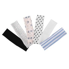 6PCS Cute Head Bands for Women's Hair Fashion Hairbands Vivid-Blue StripeC