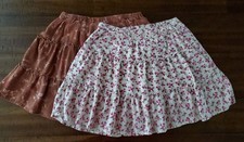 The Children's Place Girl's 2 Short Flowy Floral Peasant Skorts - Size 14