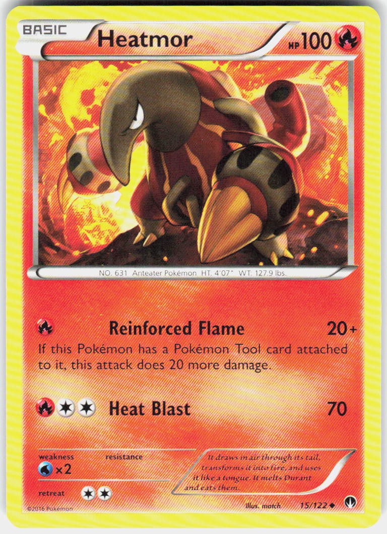 Heatmor 15/122 Uncommon BREAKpoint Pokemon Near Mint