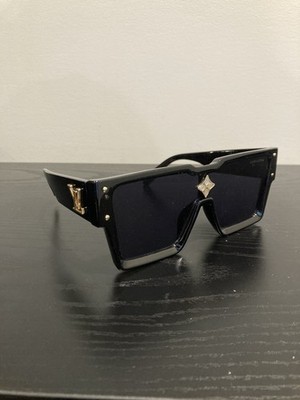 Louis Vuitton Cyclone Sunglasses In Black And Gold Frame | eBay