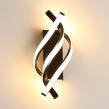 Wavy Wall Lamp 36W Modern LED Lights for Bedroom Living Room Decor