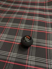 VW MK5 MK6 PERFORATED LEATHER GTI 6 SPEED GEAR KNOB