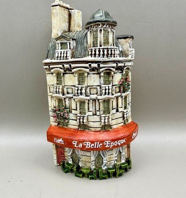 Carlton by Gault La Belle Epoque Paris Cafe Building Hand Painted Figurine 4.5 