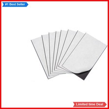 Magnetic Sheets 5 x 7 Inch Adhesive 30 mil 25 Pack Indoor Mounting Made in USA