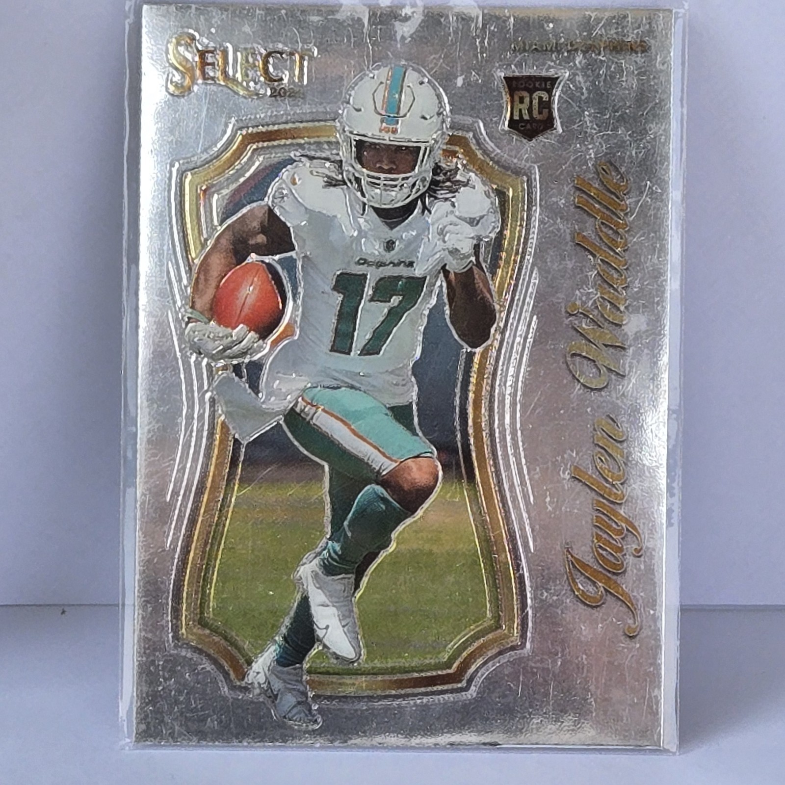 2021 Panini Select - Select Certified Rookies Jaylen Waddle #SCR-13 (RC)