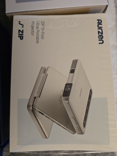 AURZEN ZIP ULTRA PORTABLE PROJECTOR In hand L@@K DZ001 - Afbeelding 5 van 6