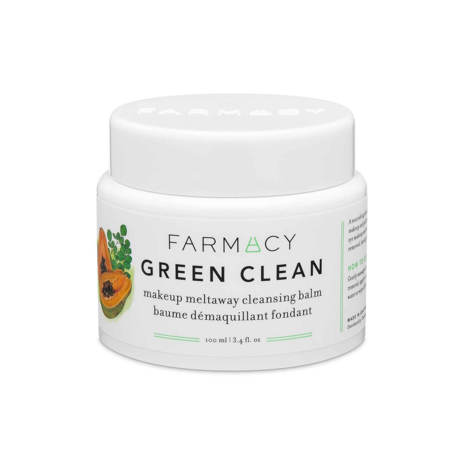 Green Clean Makeup Remover Balm - Waterproof & Oil-Free Cleansing