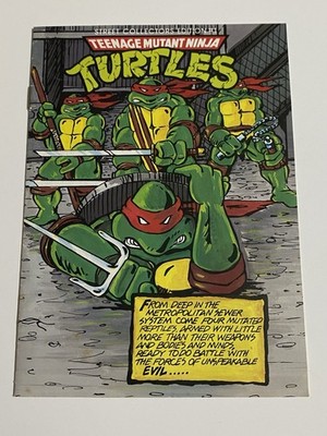 TEENAGE MUTANT NINJA TURTLES Street Collectors Edition #1 FAN CLUB MINI COMIC NM