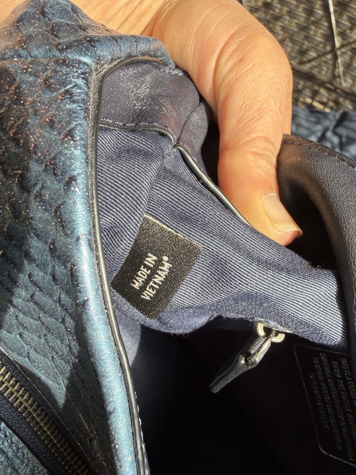 Coach Madison Phoebe Python Embossed Iridescent N… - image 7