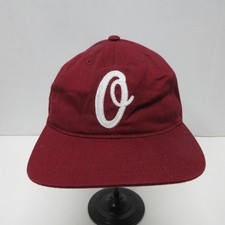 Obey Worldwide O Logo Dad Hat Red Cotton Stra...