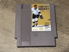 Wayne Gretzky Hockey White No Logo Nintendo Nes Cleaned & Tested Authentic