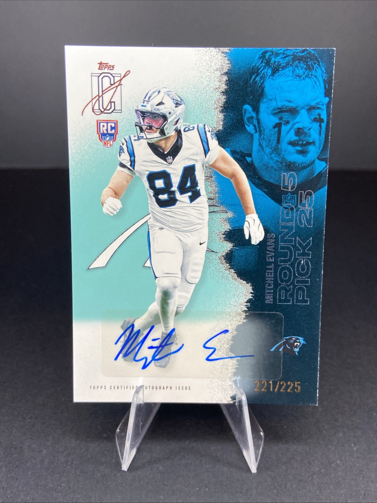 2025 Topps Signature Class Mitchell Evans #192 Rookie Picks Auto 221/225