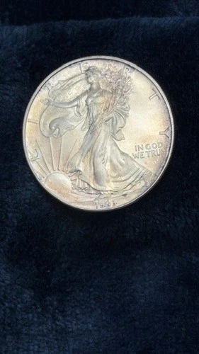 1993 Walking Liberty American Eagle $1 Dollar Coin, Fine Silver, 1 oz